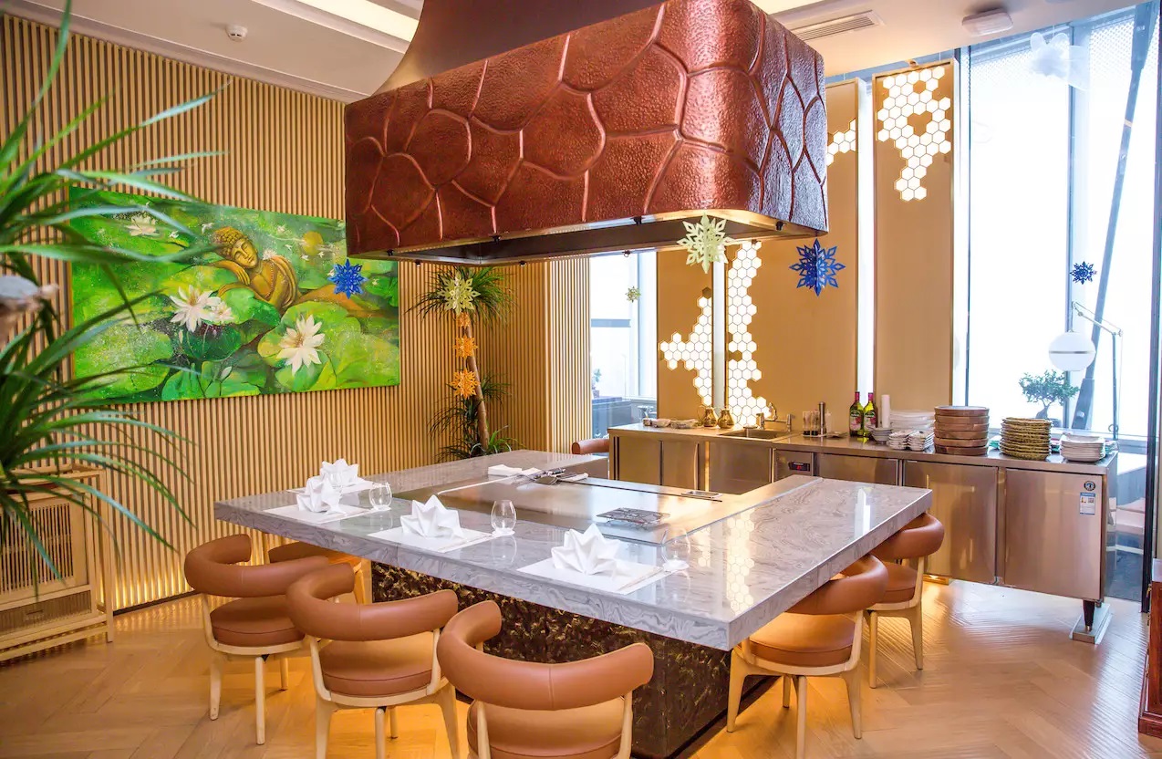 上海中心68層-雲(yún)上錢屋高端鐵板燒餐廳