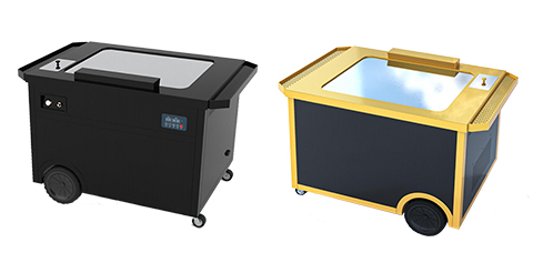 石墨烯熱力波加熱，德派量子納米陶瓷煎板，志銘新款移動+外置電源鐵板燒設(shè)備