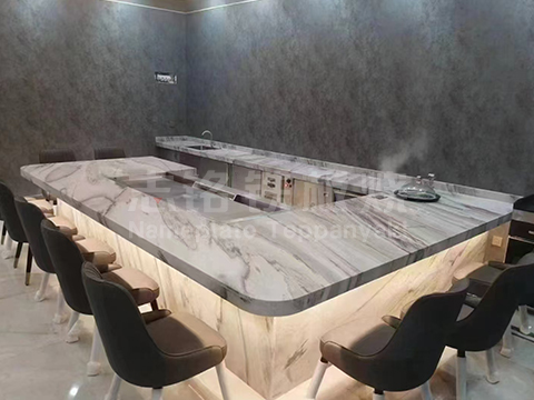 別墅會所單位招待鐵板燒設(shè)備定制