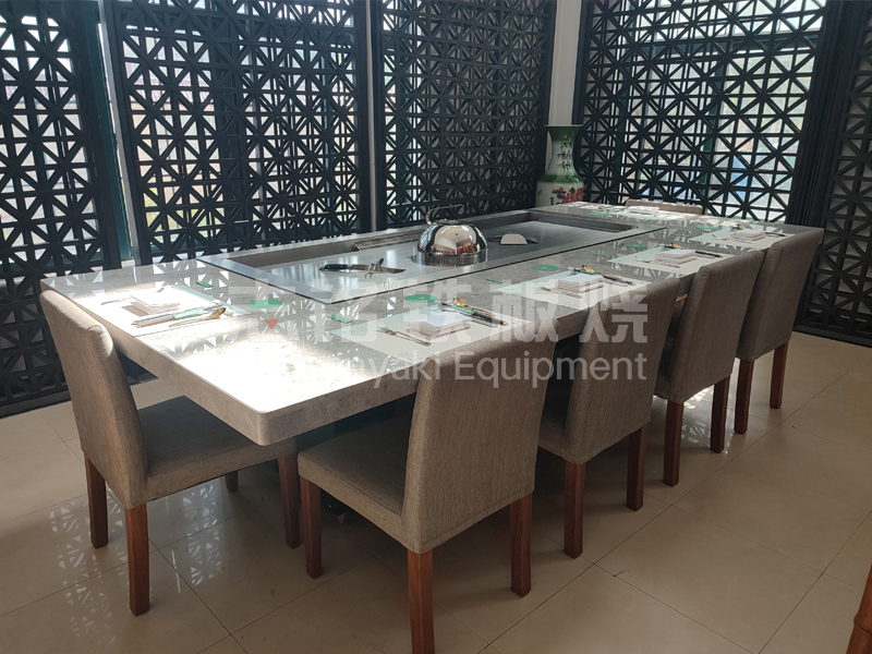 志銘鐵板燒設(shè)備大理石臺(tái)面圖片大全